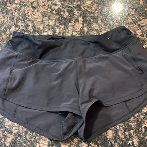 Good as new speed up size 6 Lululemon shorts